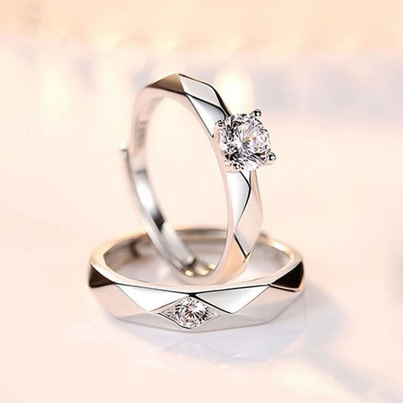 Avenneth New Simple Stainless Steel Geometry Rings