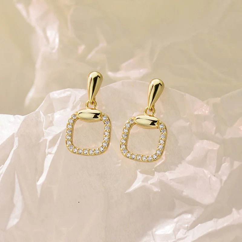 Arrivals Hollow Square Earrings