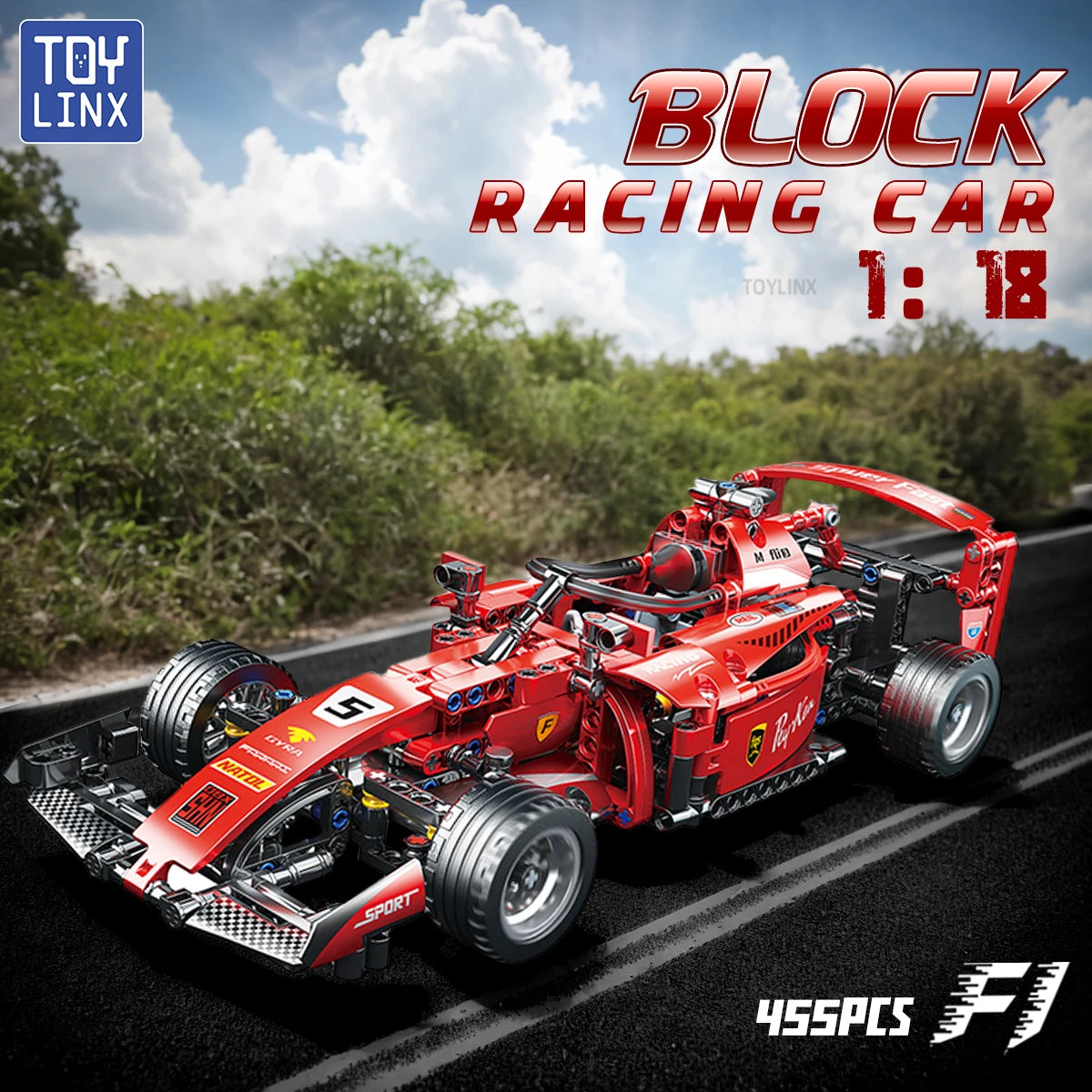 ToylinX  Cars Building Sets MOC Remote Control Car Building Blocks Car Cool Collectible Model Car Kits Building Toys