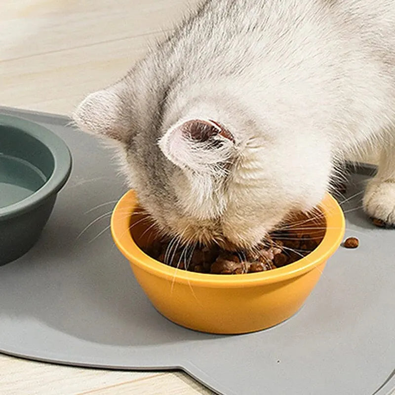 1PC Anti-Slip, Anti-Leakage, Water-Resistant And Easy-To-Clean Pet Silicone Placemat For Cats And Dogs. Placemat.