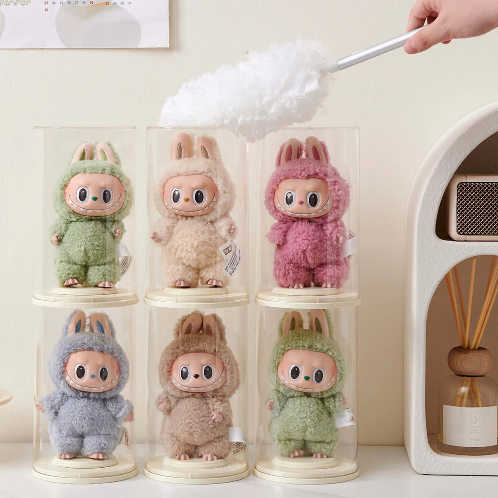 1PC Storage Box For Transparent Doll Stand Display Shelf That Can Be Stacked And Dust-Proof Plush Doll Display Box