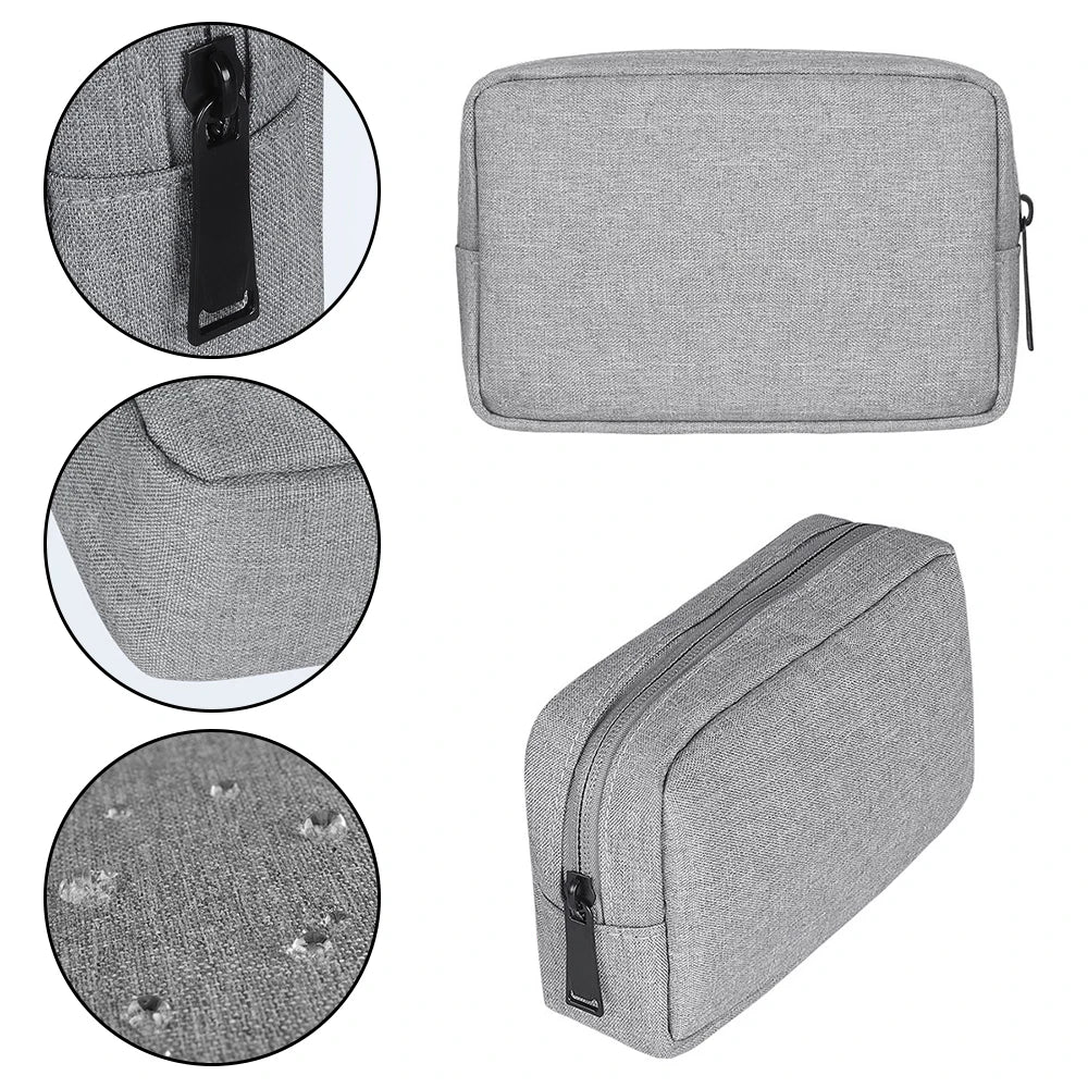 1PC Digital Accessories Storage Bag New Removable Zipper Bag Usb Flash Drive Headphone Bag Mobile Power Pack