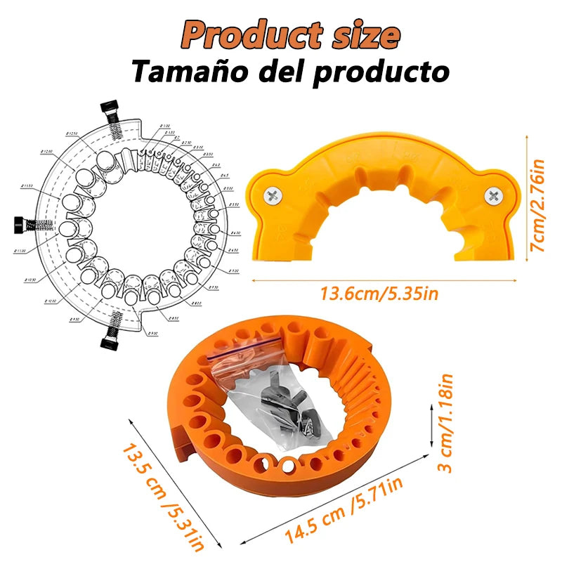 2-13mm Drill Bit Sharpener Grinder Multi-specification Power Drill Bit Grinding Portable Drill Power Abrasive Tools for Grinding
