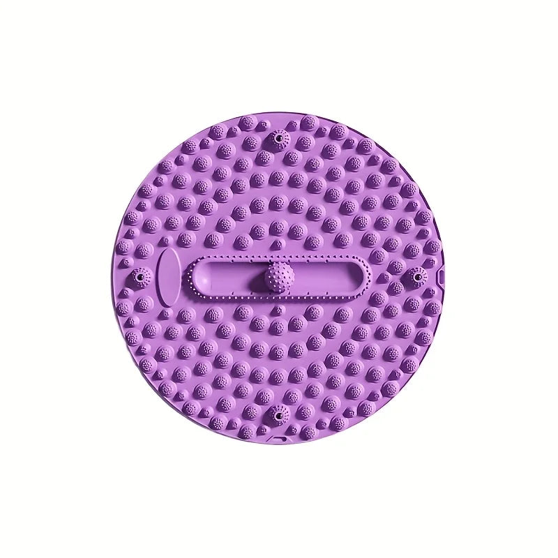 1 portable foot massage pad with acupoints - durable plastic, suitable for home exercise and training, including massage balls
