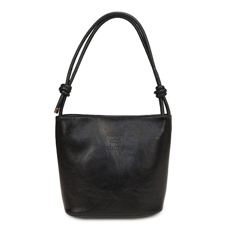 2024 Trendy Shoulder Bag Underarm Bag Large Capacity Bucket Bag Daily Casual Commuting Bag Handbag   Brand Designer Suede Women'