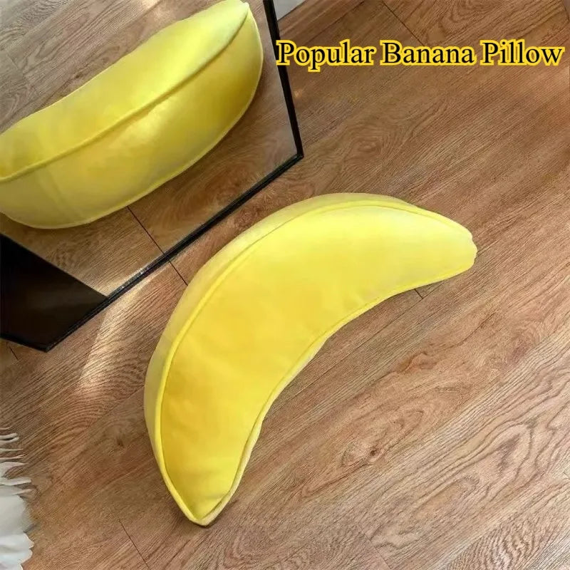 Banana pillow creative comfortable bedside cushion sleeping long birthday gift plush toy