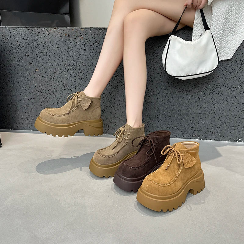 AIYUQI Women Casual Shoes Genuine Leather