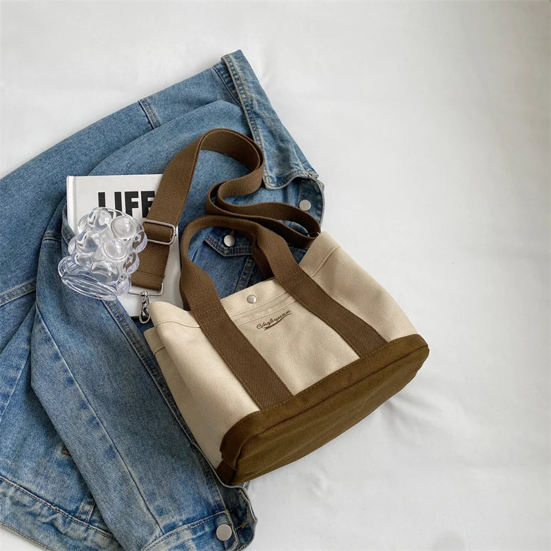1 Piece of Pure Color Shoulder Bag for Women, Versatile Hand-Carrying Bucket Bag, Versatile Tote Crossbody Bag That Can Hold iPad