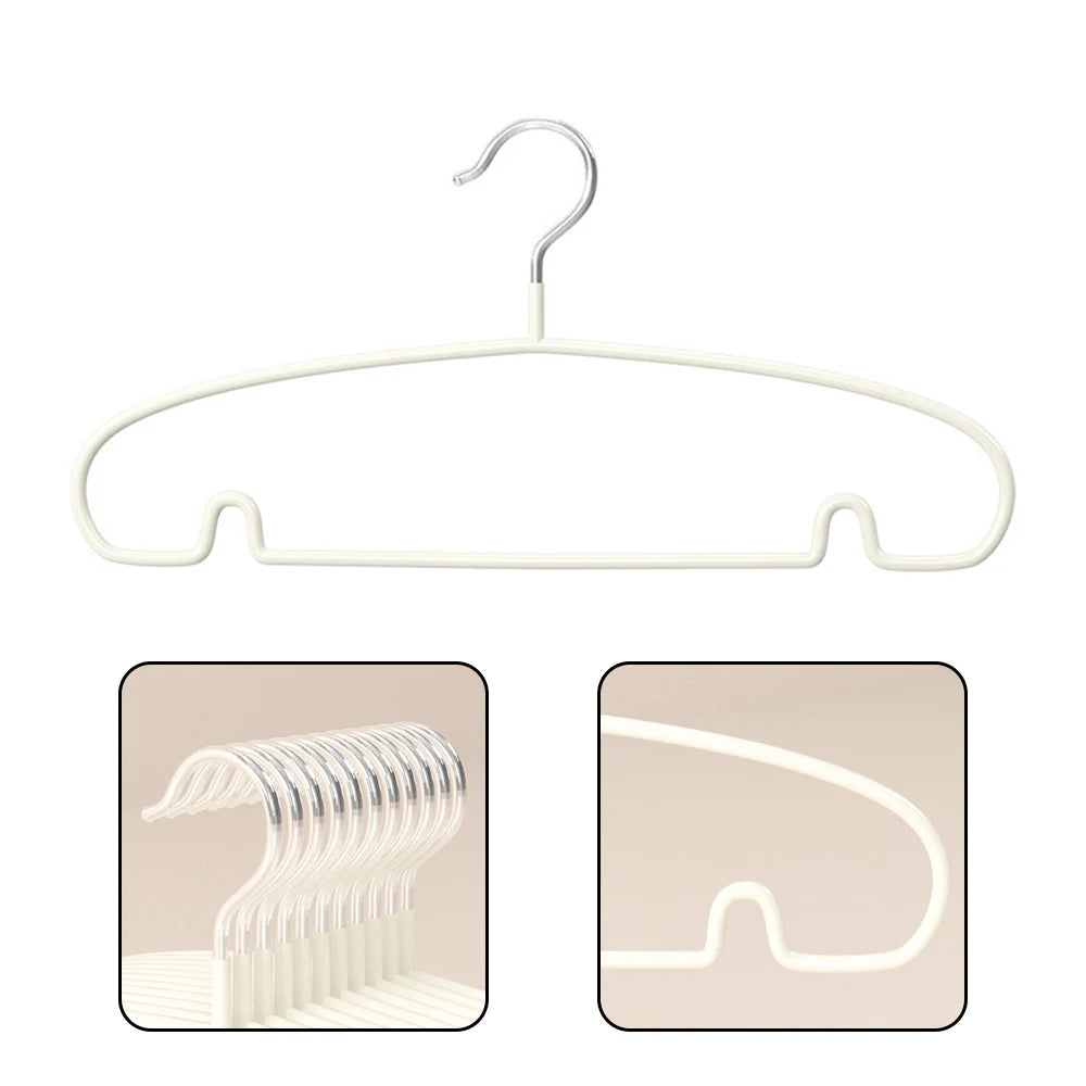10PCS Hanger - Invisible Dormitory Clothes Drying Rack - Household Clothes Hanger - Clothes Support Rod