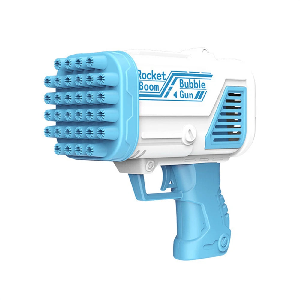 Children's 32 Hole Bubble Machine Electric Bubble Gun Outdoor Parent-child Bubble Blowing Toys
