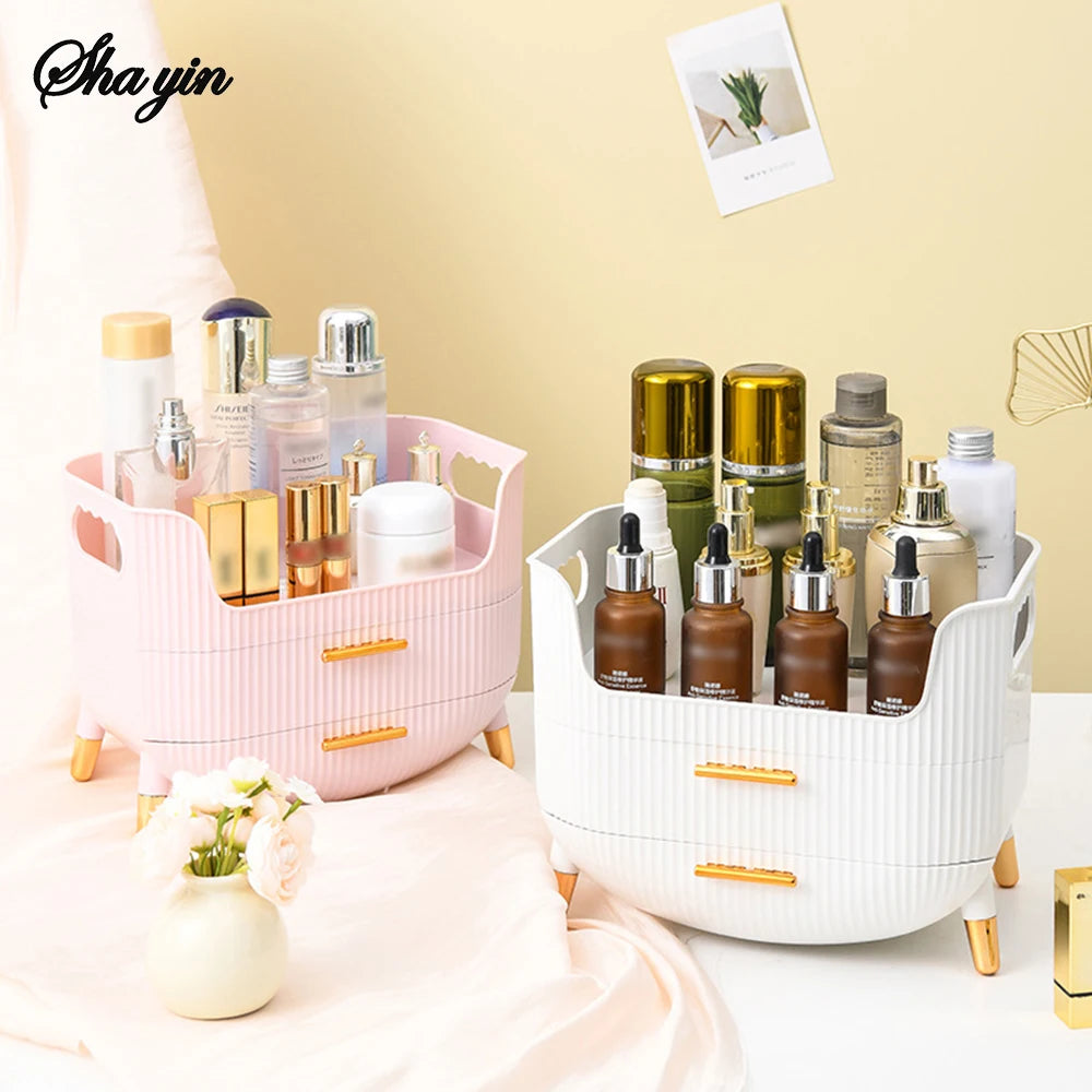 1PC Cosmetics Storage Box - Large Capacity Lipstick And Facial Mask Storage Box - Classified Storage And Display Stand