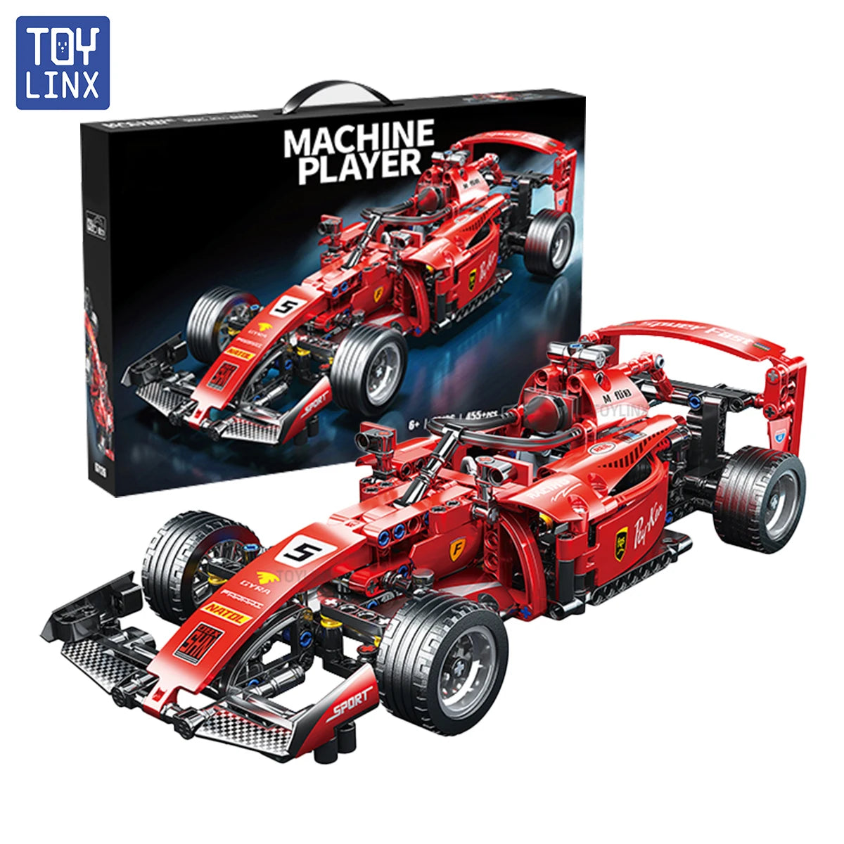 ToylinX  Cars Building Sets MOC Remote Control Car Building Blocks Car Cool Collectible Model Car Kits Building Toys