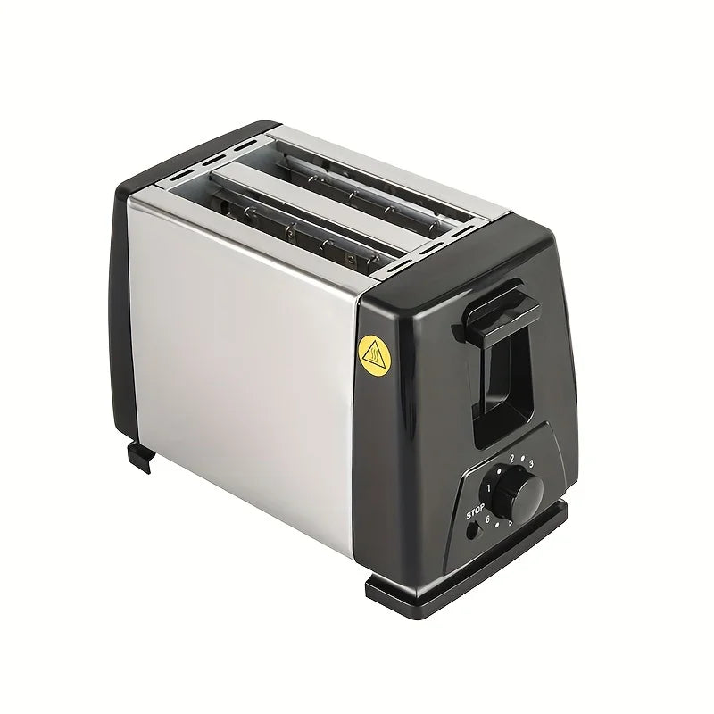 1pc 2-Slice Toaster Stainless Steel Toaster Home Toaster Breakfast Sandwich Maker Kitchen Stuff Clearance Kitchen Accessories