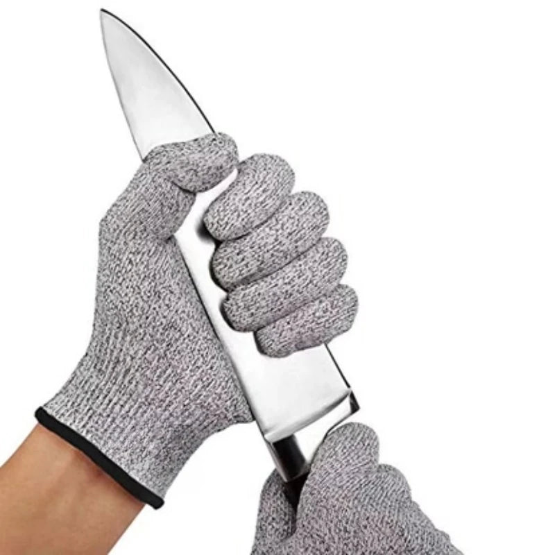 1Pair Safety Anti Cut Glove Multi-Purpose Industry Kitchen Gardening Anti-Scratch Anti-cut Glass Cutting Tool Safety Work Gloves