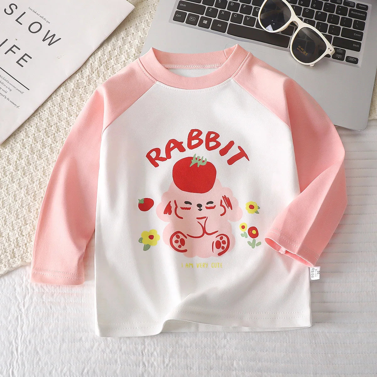 Cartoon Kids Long Sleeve Tops Cute  Dinosaur Children T-shirt Spring Autumn Cotton Clothing Baby Bottoming Shirt