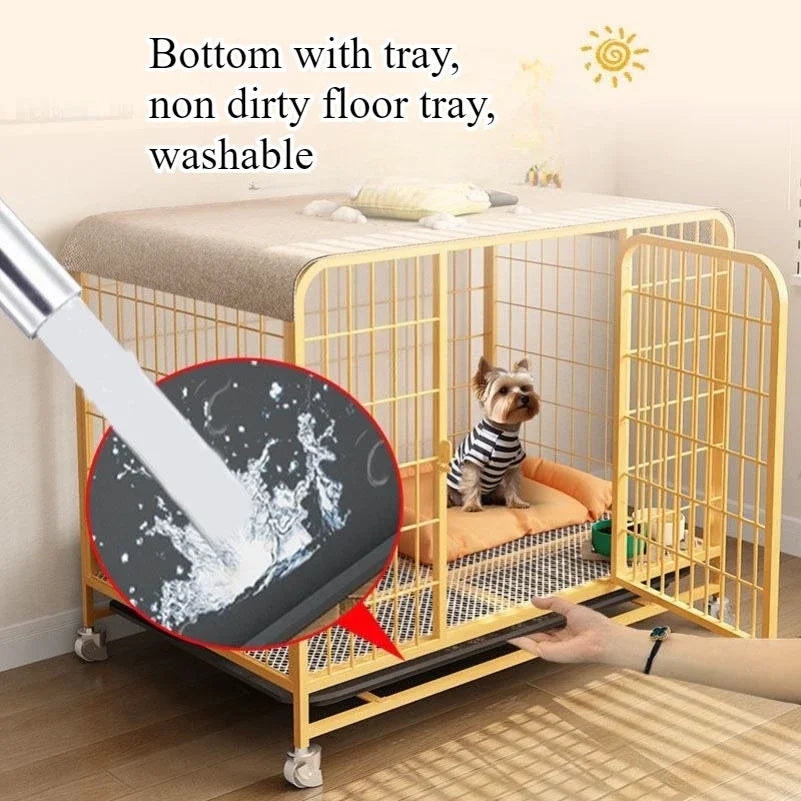 Labrador Cage Medium Golden Retriever Cage with Large Dog Dog Toilet Pet Cage Dog Border Grazing Small Indoor