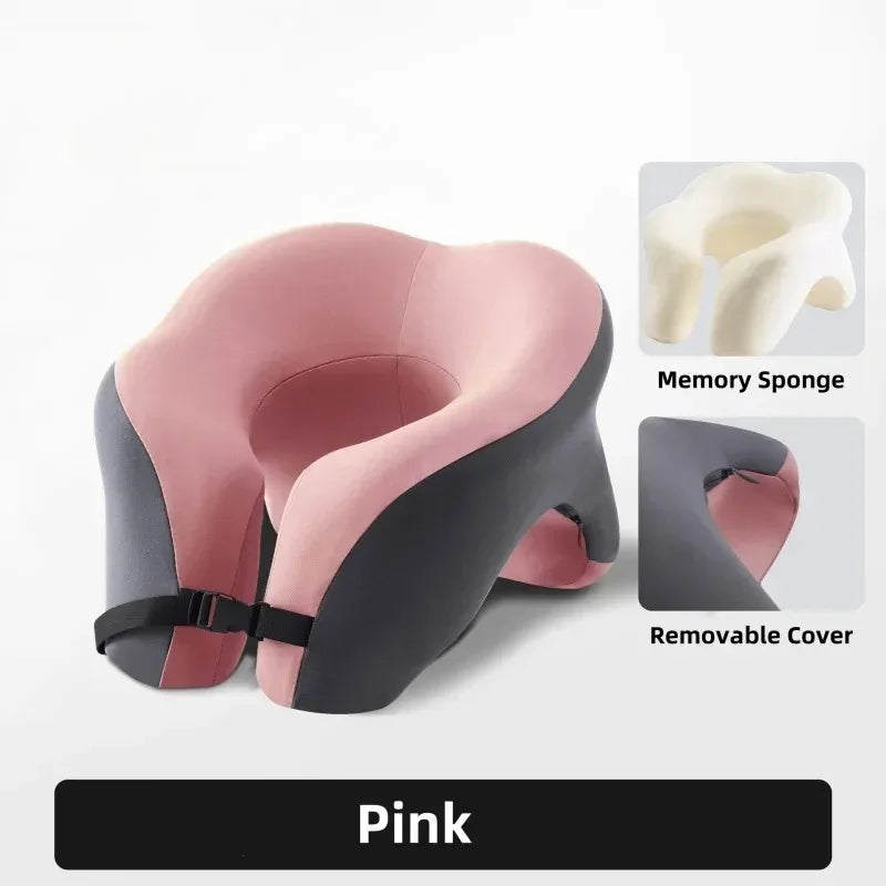 1pc Multi-functional U-shaped Pillow, Nap Pillow, Head And Neck Protector, Travel Airplane U-shaped Pillow