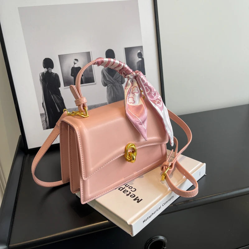 1 Piece of Pure Color Handheld Small Square Bag, Versatile One-Shoulder Cross-Body Bag for Women That Can Hold Mobile Phones