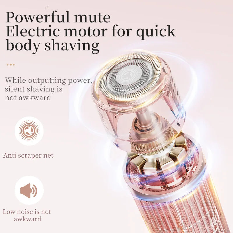 Hair remover Ladies double head shaver Private pubic hair trimmer Electric shaving knife Ladies hair removal instrument