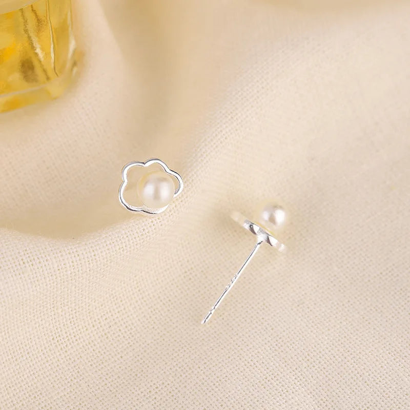 Fashion Cute Simple Bowkont Stud Earrings