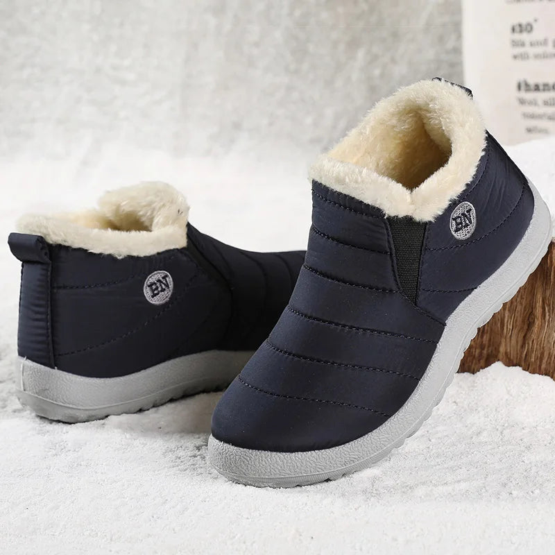 Men Boots Men's Winter Shoes Lightweight Fur Boots