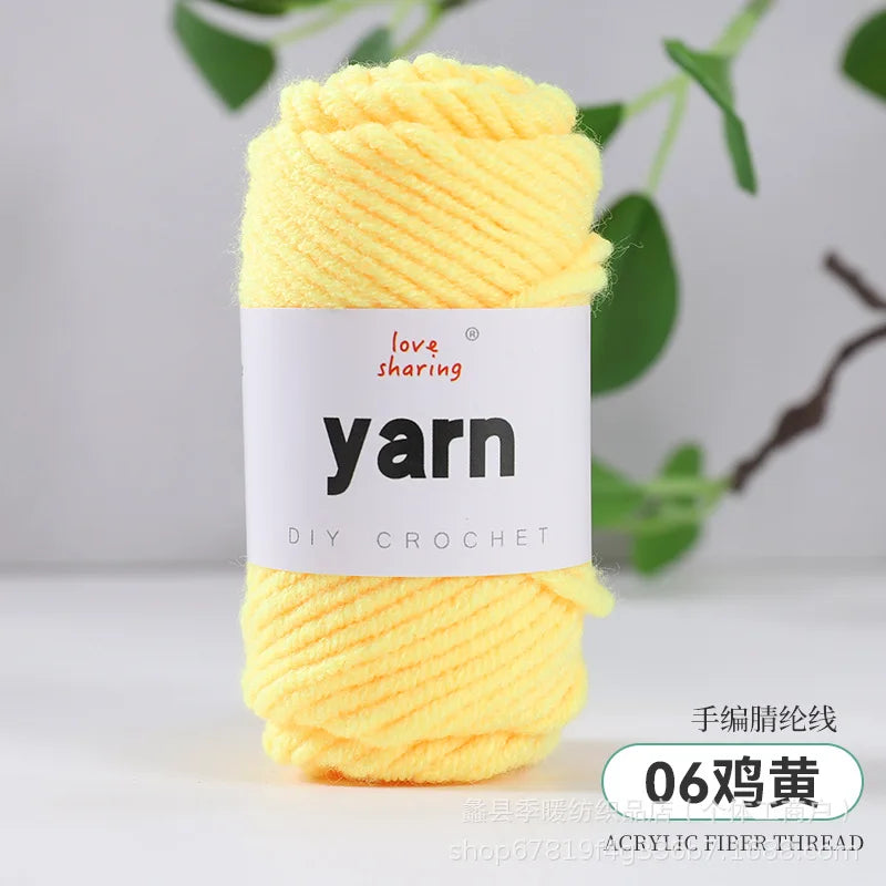 10G 5-strand acrylic thread milk cotton baby thread set handmade DIY wool wholesale wool ball crochet material pack