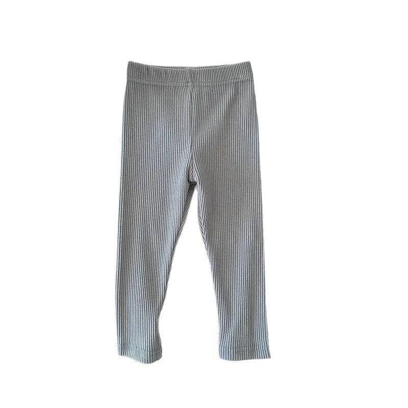 Baby Boys Girls Pure Color Pants Children's Clothes Pants Autumn Casual Kids Leggings