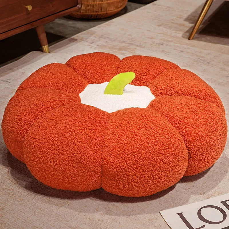 Pumpkin cushion, cushion, sitting on the ground, lazy person, living room, buttocks cushion, tatami mat,