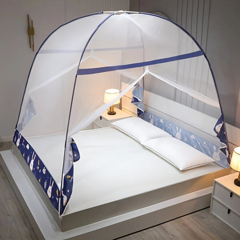 Easy Install Pop Up Mosquito Net 360° Complete Protection Sturdy Construction Fast Assembly Cute Design for Summer