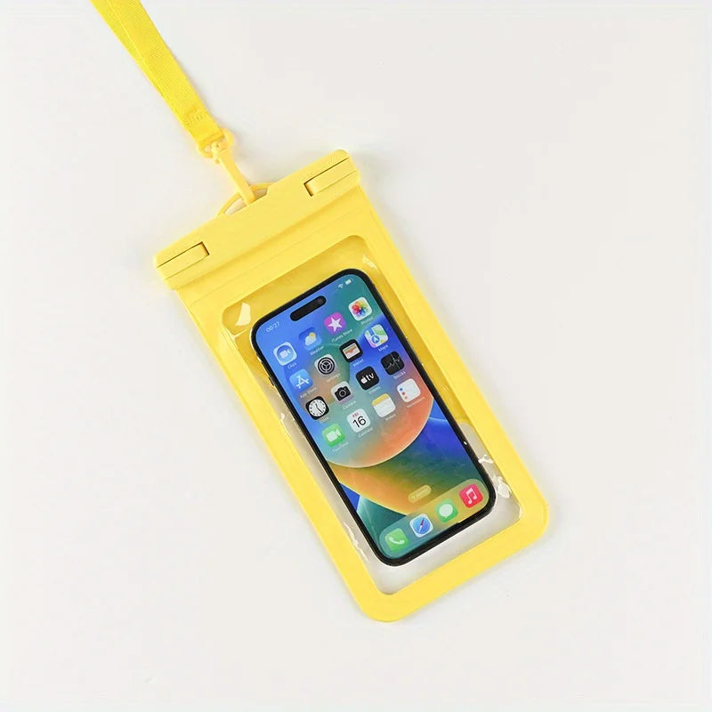 Waterproof Mobile Phone Bag with Touchscreen Compatibility Double-Sided Transparent High Definition Outdoor Swimming Bag