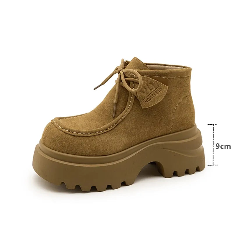 AIYUQI Women Casual Shoes Genuine Leather