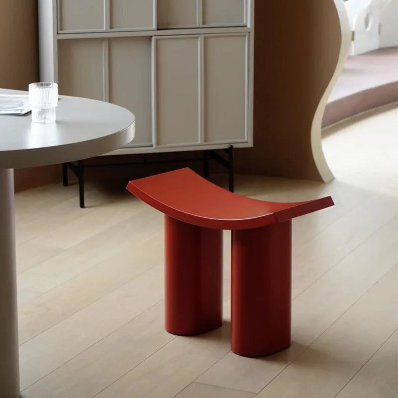 Nordic Dumbo shoe changing stool Internet celebrity plastic children's stool home door low stool entry light luxury modern simp