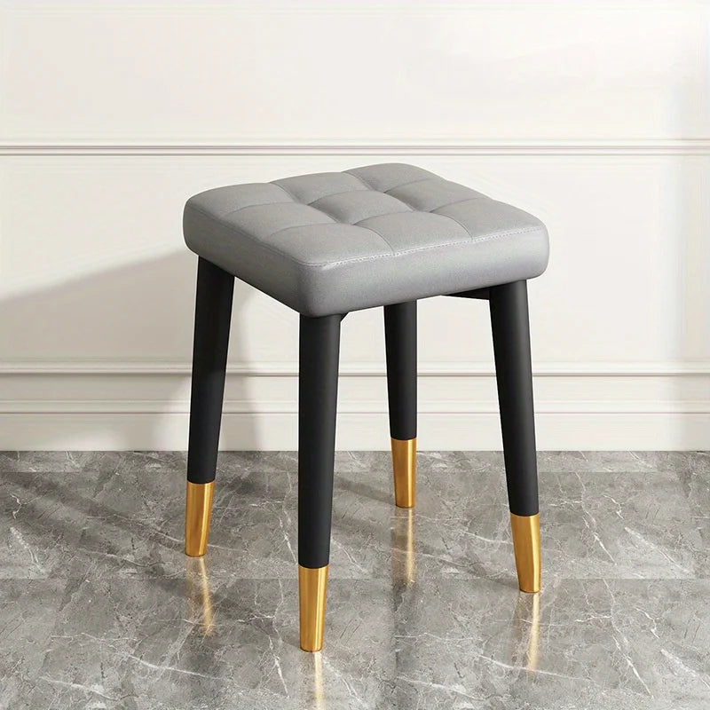 Makeup stool girls bedroom dresser chair simple makeup chair online celebrity soft bag dressing square stool