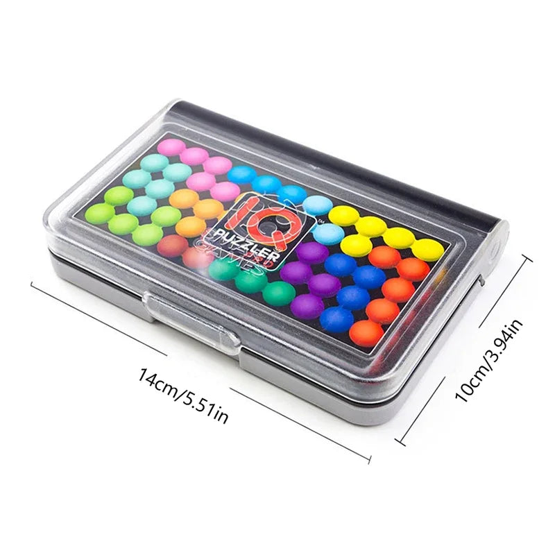 1Box Intelligence Magic Beads Travel Game for Kids and Adults a Cognitive Skill-Building Brain Game Kids Montessori Toys