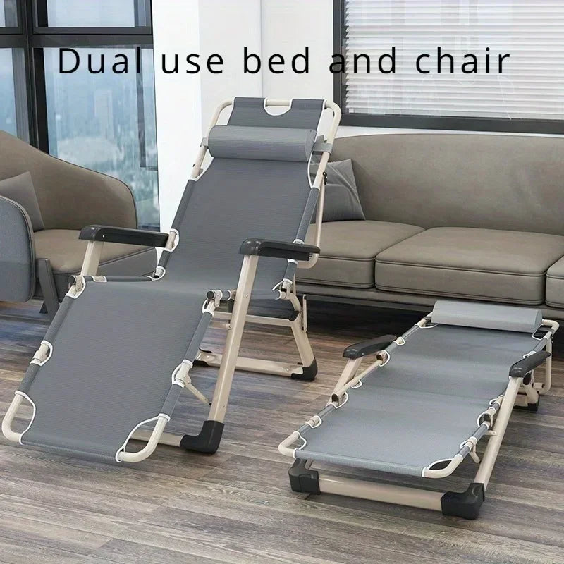 lunch break recliner, courtyard chair, beach chair, office folding bed, lunch break balcony outdoor escort portable