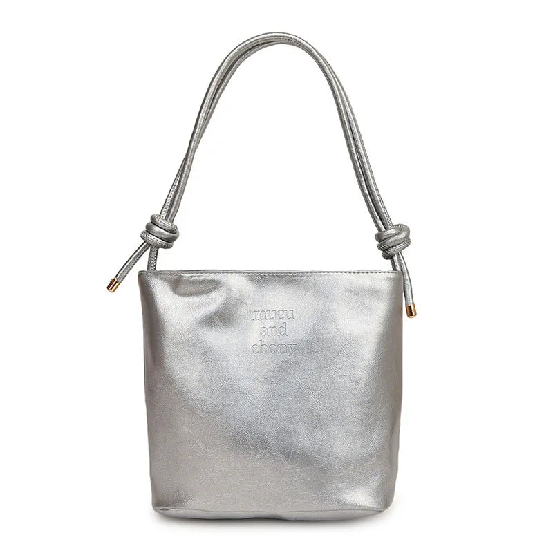 2024 Trendy Shoulder Bag Underarm Bag Large Capacity Bucket Bag Daily Casual Commuting Bag Handbag   Brand Designer Suede Women'