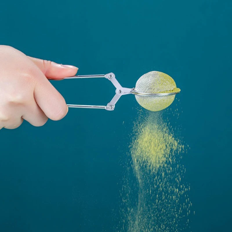1PC Stainless Steel Dusting Ultrafine Sieve Pot Baking Matcha Sieve Cocoa Powder Sugar Powder Sieve