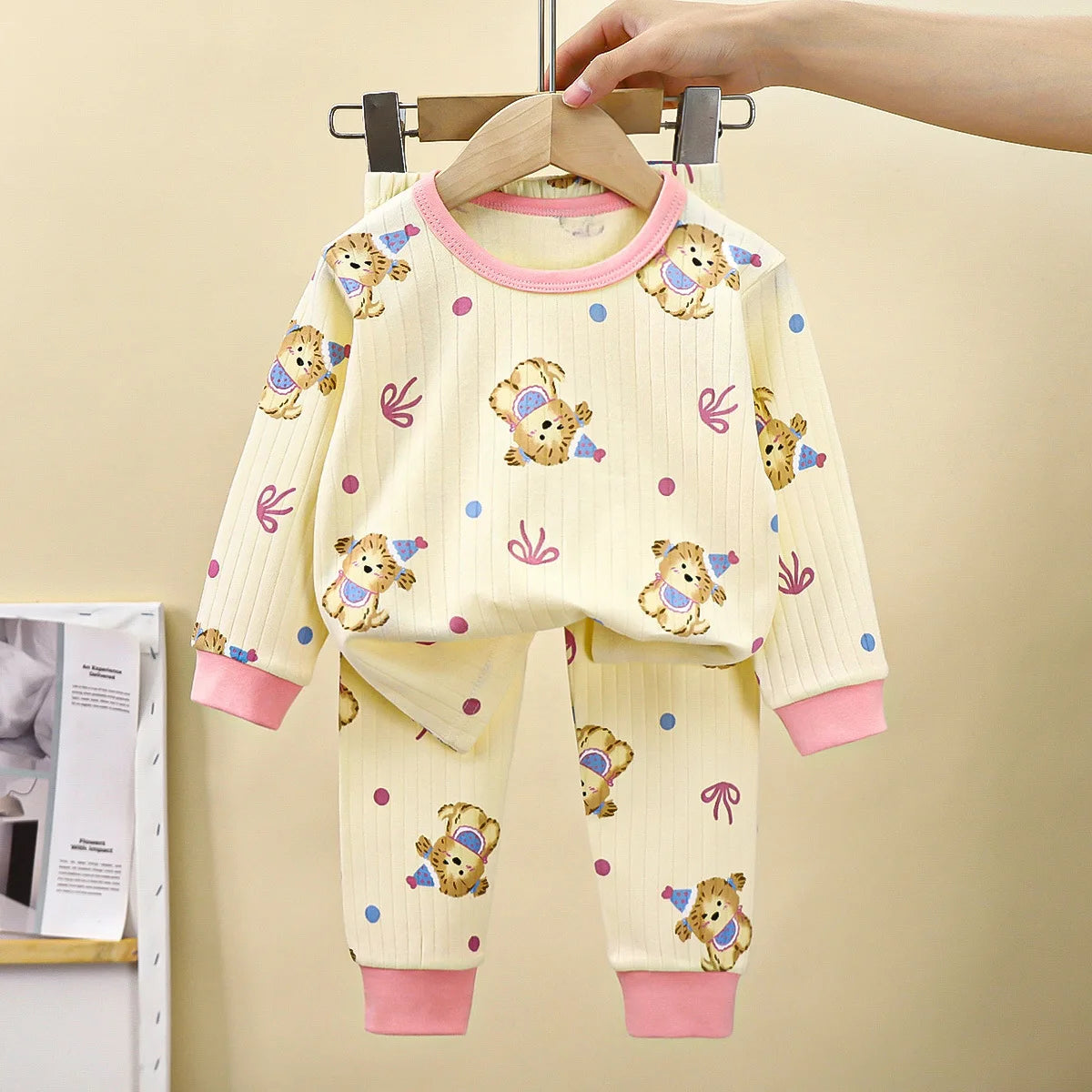 Children Kids Clothes Sets Boys Girls Suit Pajamas Clothinng Pants Cartoon Autumn Winter Sleepwear Outfits