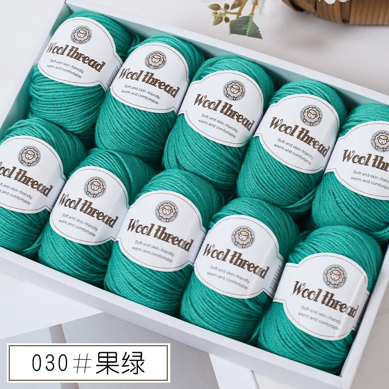 1pc Warm 70% merino wool blend thread handmade DIY sweater scarf anti-pilling wool ball