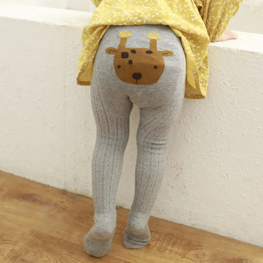 Baby Cotton Pantyhose Newborn Cute Animal Autumn Winter Warm Tight Pantyhose Kids Dance Stocking