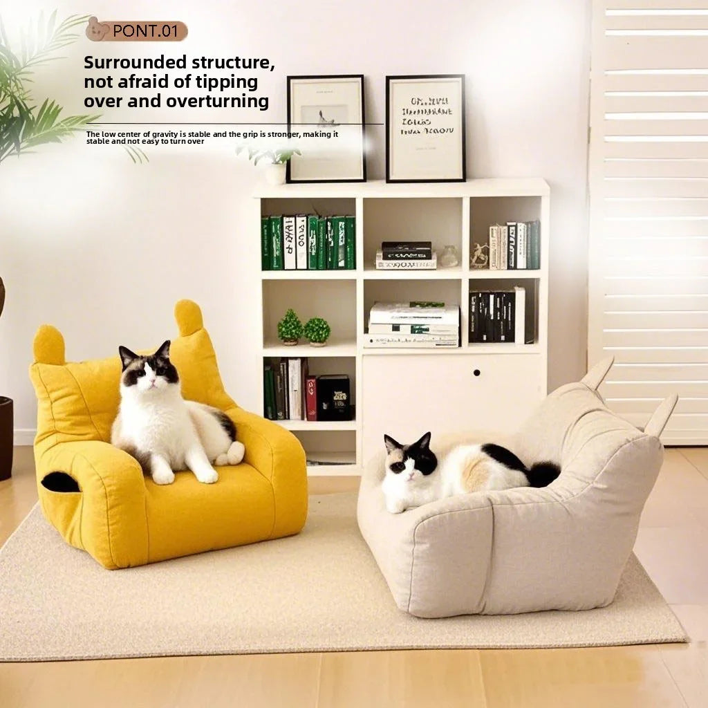 Small Sofa, Bear Sofa Chair, Reading Home,  Lazy, Comfortable