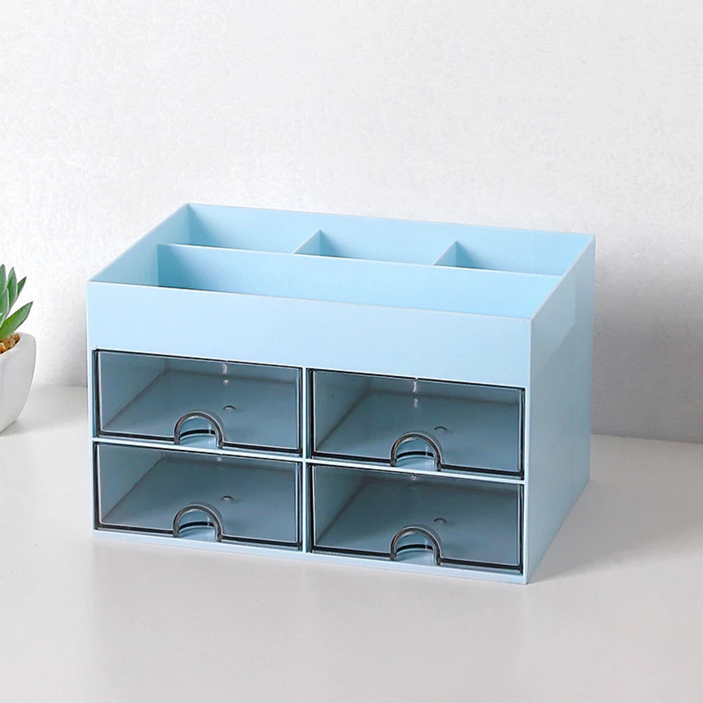 1PC Pen Holder Storage Box - Cute Student Stationery Storage Box - Multi-Functional, Large-Capacity, School Start Storage