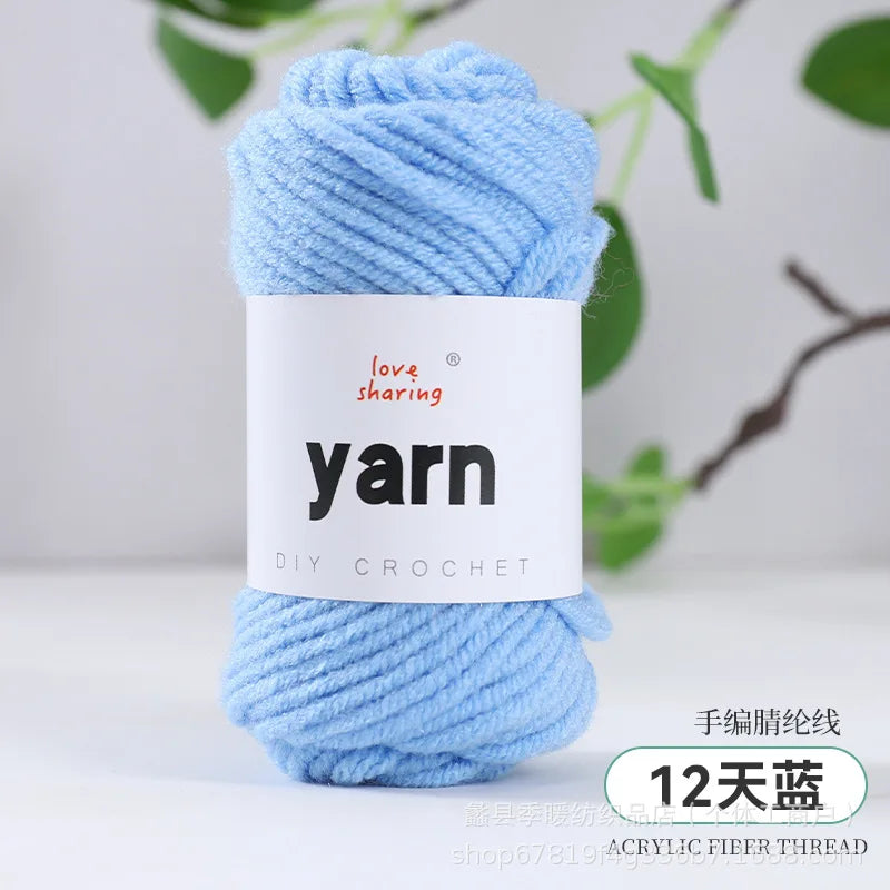 10G 5-strand acrylic thread milk cotton baby thread set handmade DIY wool wholesale wool ball crochet material pack