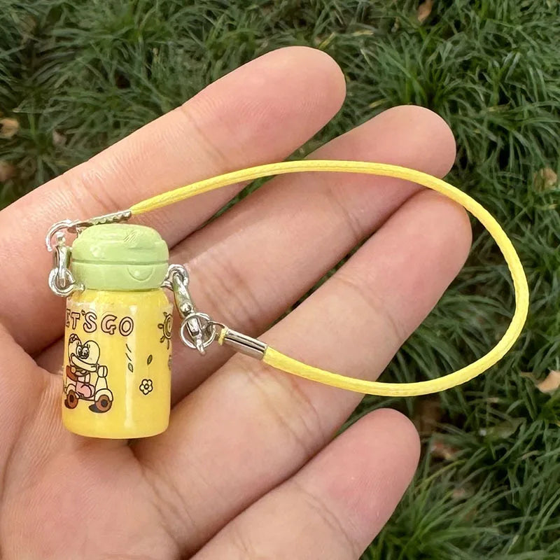 Mini kettle thermos cup pendant cute little bottle doll accessories simulation DIY water cup accessories wholesale