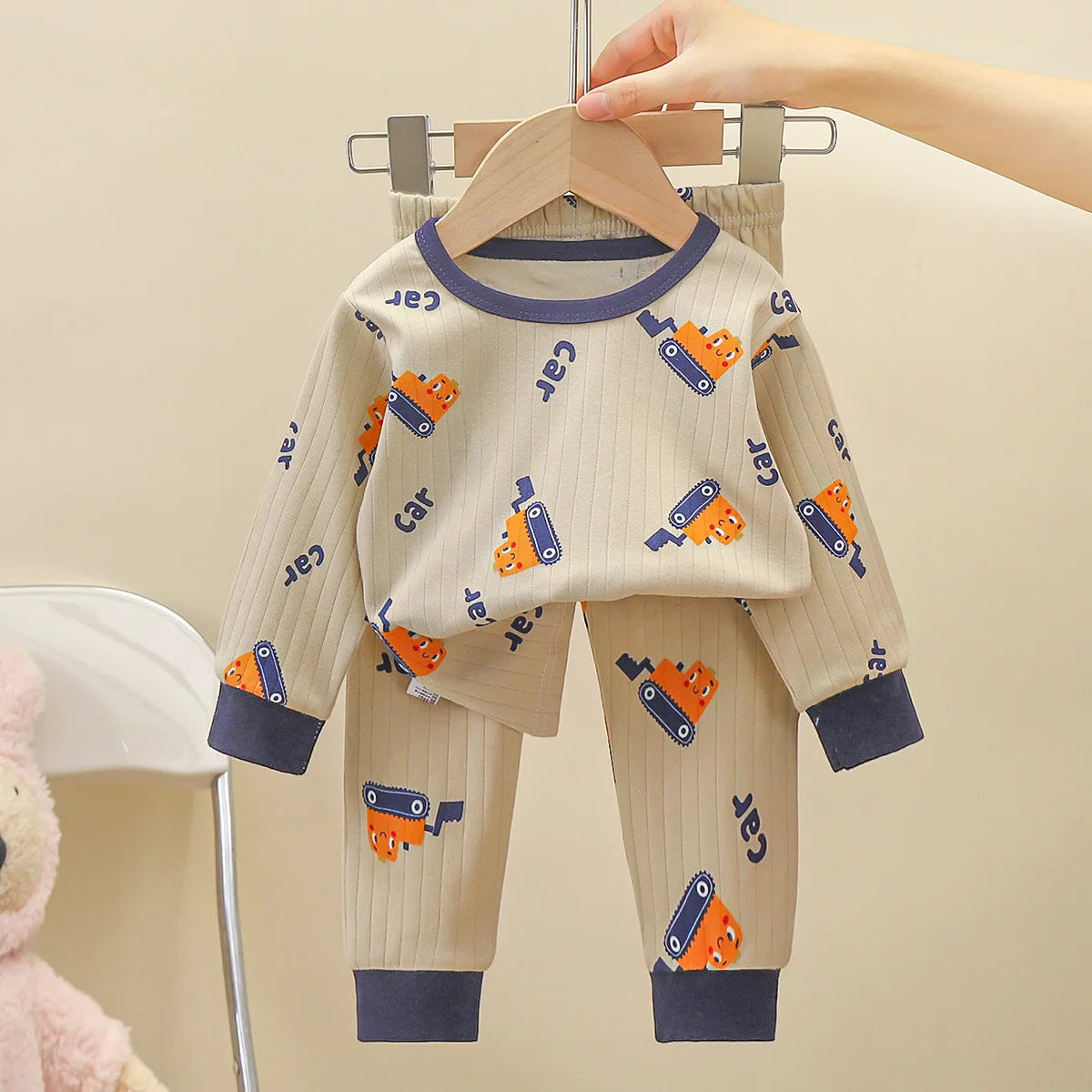 Children Kids Clothes Sets Boys Girls Suit Pajamas Clothinng Pants Cartoon Autumn Winter Sleepwear Outfits