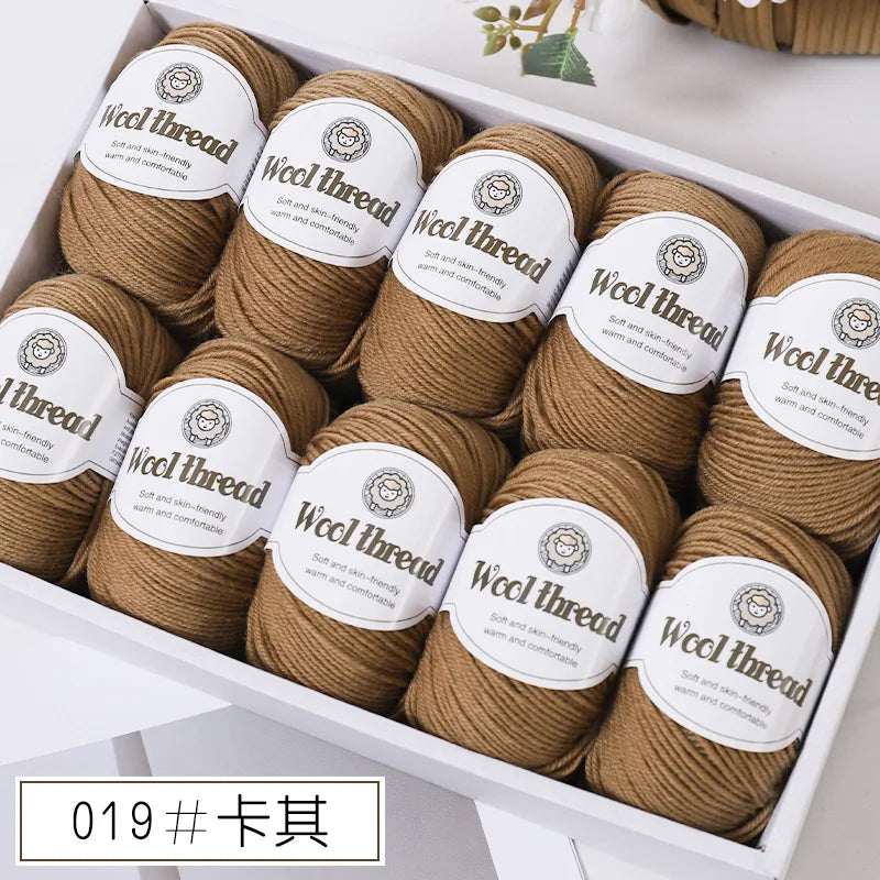 1pc Warm 70% merino wool blend thread handmade DIY sweater scarf anti-pilling wool ball