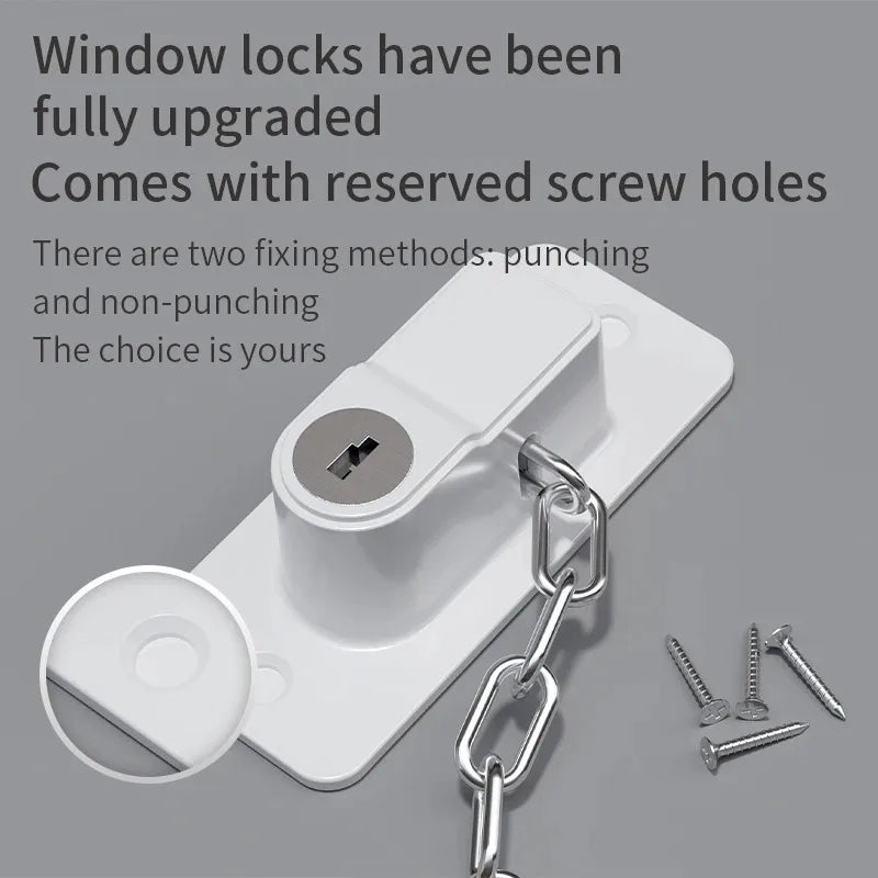 1pcs Home Window Door Lock Security Protection Baby Adjustable Safety Locks Cabinet Refrigerator Drawer Child Kids Baby Care