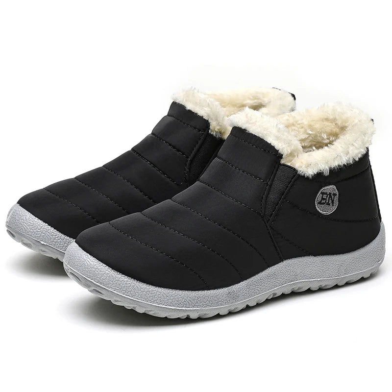 Men Boots Men's Winter Shoes Lightweight Fur Boots