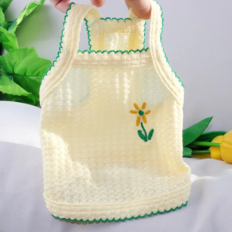 1PC Summer Thin Strap Bichon Bear Teddy Yorkshire Cat Small Dog Pet Dog Clothing Pet Supplies Soft And Breathable