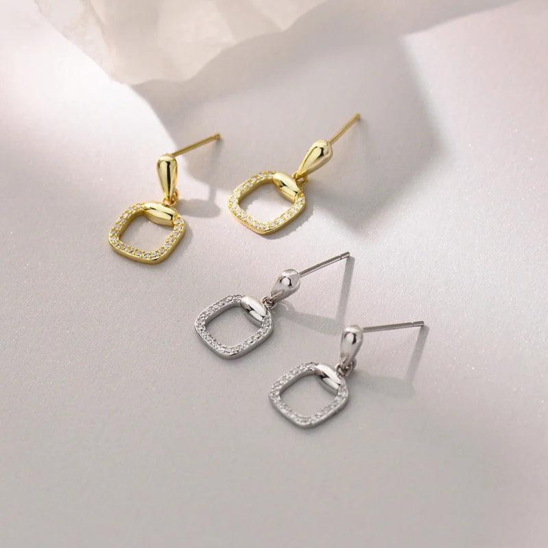 Arrivals Hollow Square Earrings